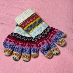 GAP Multicolor Knit Gloves